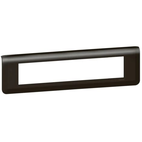 Plaque de finition horizontale Mosaic pour 10 modules noir mat LEGRAND 079010L