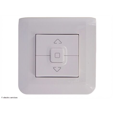 Interrupteur de volets roulants Mosaic Legrand Blanc complet 2 modules  Griffes: Sans griffes