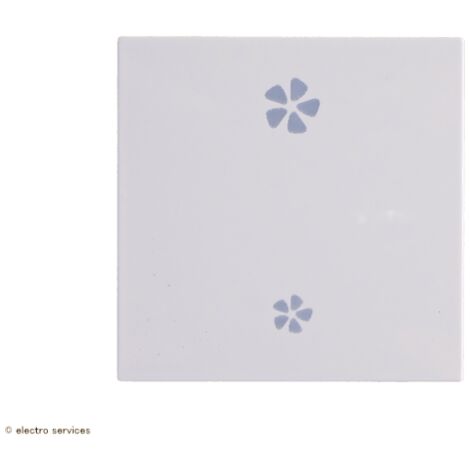 Enjoliveur commande VMC Hager Gallery Blanc