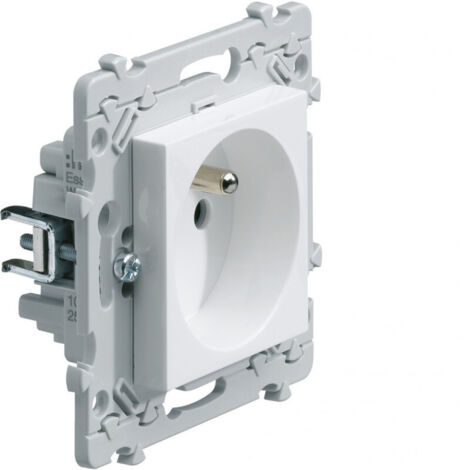 Hager WE100G Essensya prise de courant 2P plus T 16A 250V SanVis a griffes