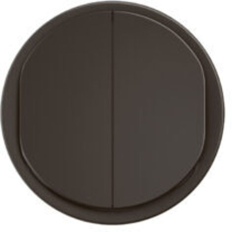 Legrand – Enjoliveur noir pour double interrupteur – CN2001 – Compatible avec mécanismes Céliane – Design moderne et épuré