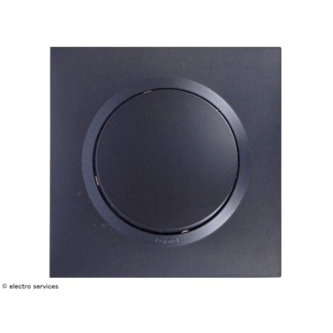 Legrand – Interrupteur va-et-vient complet noir – Tension 250V – Courant 10A – Pour utilisation intérieure – Coque de protection incluse