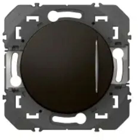 Poussoir Dooxie - Double - 6A 250V~ - Blanc - Réf.600008