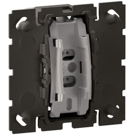Legrand – Poussoir composable CM0031 – Inverseur NO+NF 6A – Installation rapide sans outil – Compatible avec boîtes d'encastrement 40/50mm