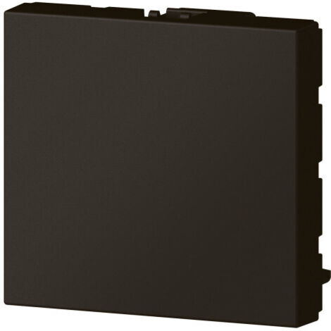 obturateur - 2 modules - noir mat - legrand mosaic 079181l (1/3)
