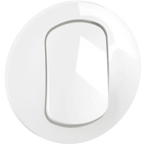 Enjoliveur simple IP44 Céliane Legrand Finition: Blanc