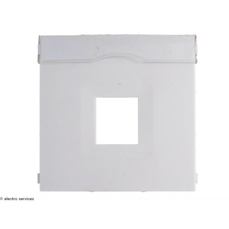 Enjoliveur Kallysta pour prise RJ45 ou HP mono  Finition: Blanc