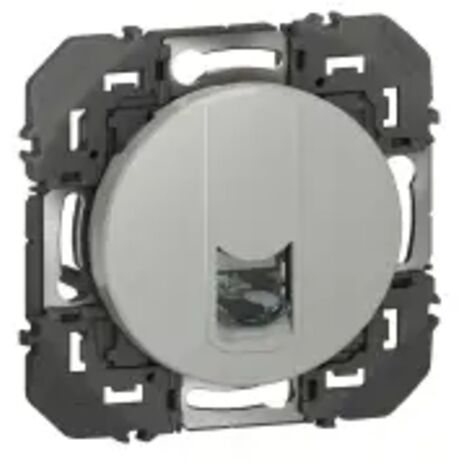 PRISE BLINDÉE LEGRAND DOOXIE RJ45 CAT6 STP FINITION ALUMINIUM LEG600475