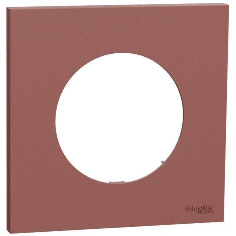 Plaque Odace Rose grenat 1 poste (S905702)