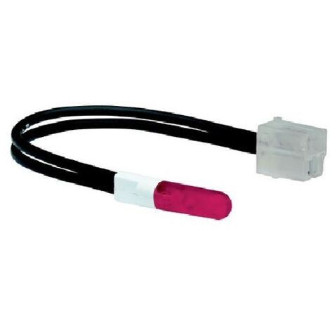 Hager – Lampe témoin LED rouge 250V – Voyant pour interrupteur et prise – Homologation EN 60669-1 – Puissance 0,18W