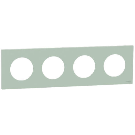 Plaque Odace Vert jade 4 postes (S903708)