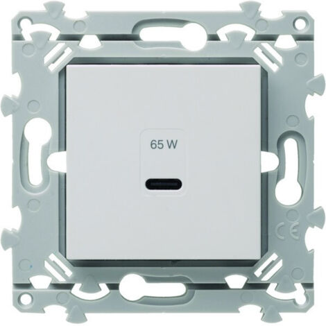 Chargeur USB-C 65W pure - HAGER WE115