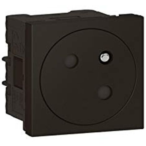 Prise de courant 2P+T Surface Mosaic Link - Legrand - Noir - 079145L