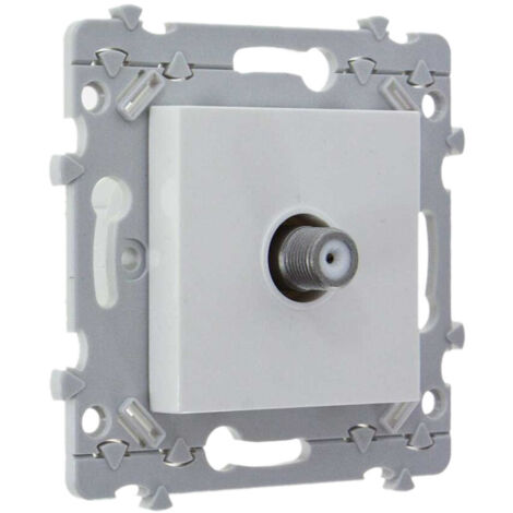 Prise TV type F - Essensya - Blanc - WE259 - Hager (1/2)