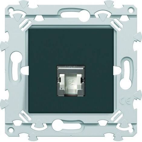 RJ45 CAT.6A STP Gr3TV anthracite - HAGER WE228A
