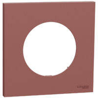 Plaque Odace Rose grenat 1 poste (S905702)
