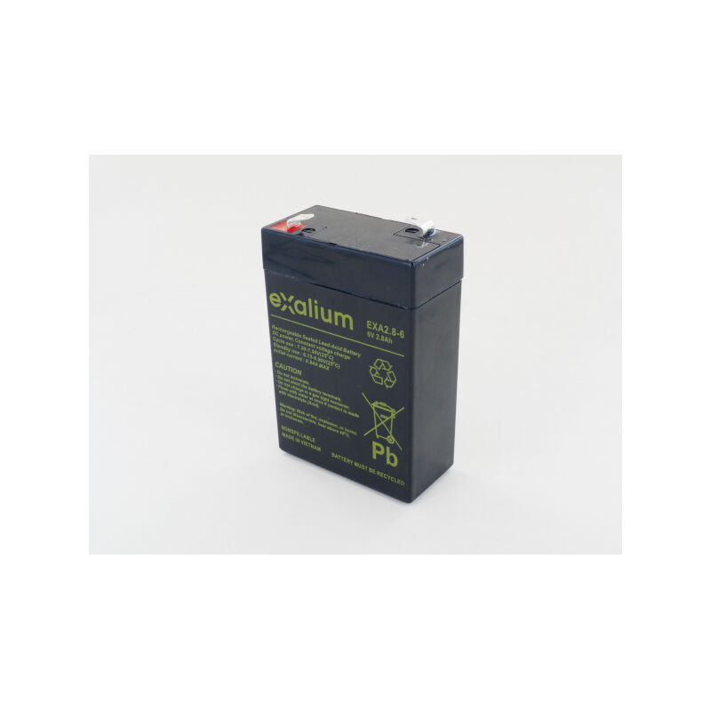 Batterie plomb 6V 2.8Ah Exalium EXA2.8-6
