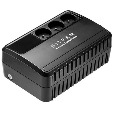Onduleur de secours 600VA 360W – 3 prises 220V – Autonomie jusqu'à 30 minutes – BU600E – Protection contre surtensions 125J – Jod1 - BU600E-FR