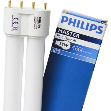 Lampe compact fluorescent lampe 4pin 2g11 55w chaud pl5583