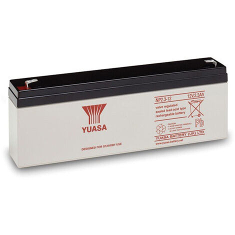 Batterie plomb étanche NP2.3-12 Yuasa 12V 2.3ah