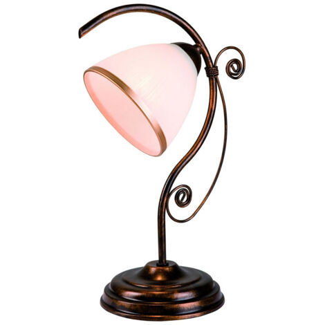 Lampe De Table RETRA Noire Design Industriel - Interrupteur, Douille E27 Max 60W, Dimensions 12x12x13.5 Cm
