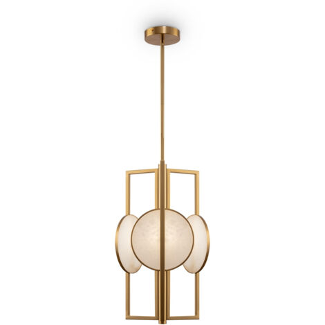 Maytoni Marmo Plafonnier suspendu moderne doré (1/4)