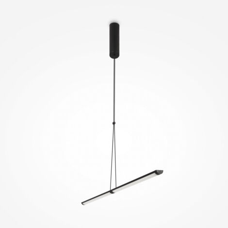 Maytoni Supersymmetry Plafonnier LED Moderne Intégré Noir Mat 4000K (1/4)