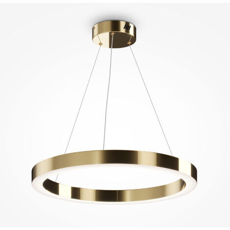 Maytoni Saturno Plafonnier LED intégré moderne en laiton, 3100lm, 4000K (1/5)