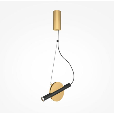 Maytoni Enigma Plafonnier LED intégré moderne laiton 3000K (1/5)