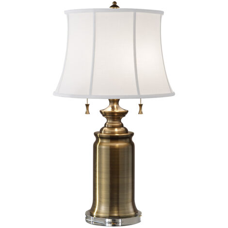 Elstead Stateroom - Lampe de table à 2 lampes en laiton, E27 (1/4)