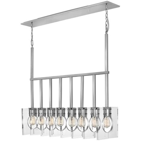 Ludlow Lisa McDennon par Hinkley Suspension à 8 Lumières Nickel Poli (1/4)