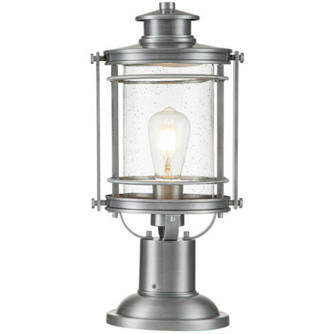 Elstead Quoizel Booker Borne lumineuse d'extérieur industrielle en aluminium, IP44 (1/5)