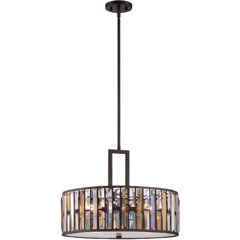 Elstead Gemma - Suspension à 3 ampoules au fini bronze vintage, E27 (1/4)