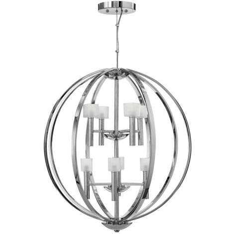 Mondo Hinkley Fredrick Ramond Lustre à 8 Lumières Chrome Poli (1/5)