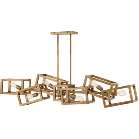 Ensemble Hinkley Fredrick Ramond Suspension à 6 Lumières Bronze Brossé (1/5)