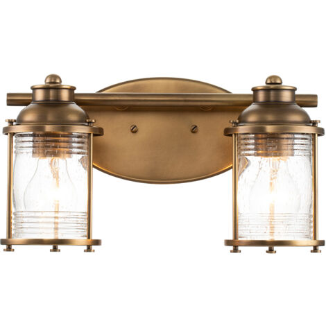 Elstead Kichler Ashland Applique Laiton Naturel, IP44 (1/5)