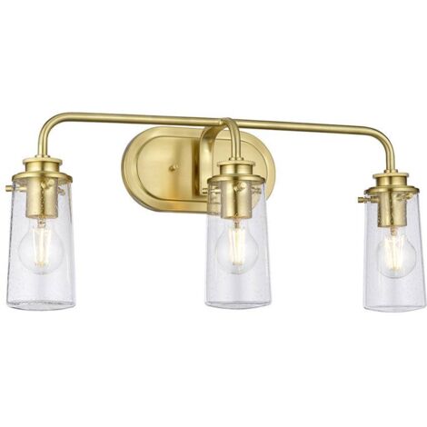 Braelyn Kichler Applique 3 Lumières Laiton Brossé IP44 (1/5)