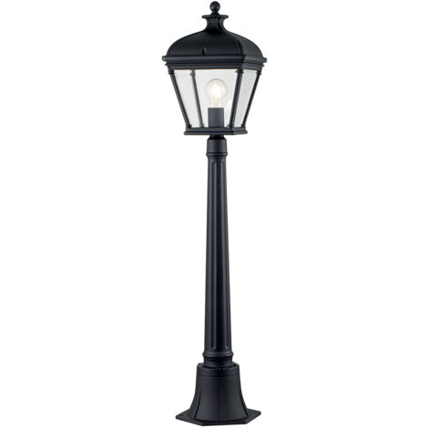 Elstead Bayview Borne extérieure noire, IP44 (1/5)