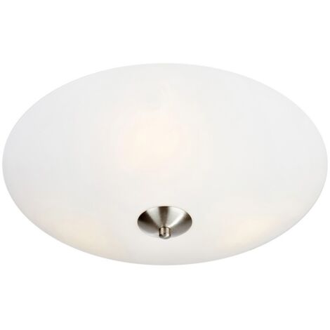 Markslojd POLAR - Plafonnier affleurant à 2 lumières en acier, E14 (1/3)