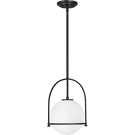 Elstead Hinkley Somerset Plafonnier Suspension Globe Noir (1/5)