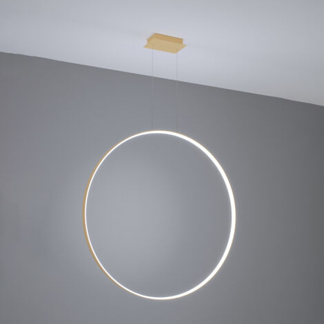 Sollux Rio Plafonnier Led Suspendu Intégré Doré