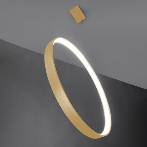 Sollux Rio Plafonnier Led Suspendu Intégré Doré