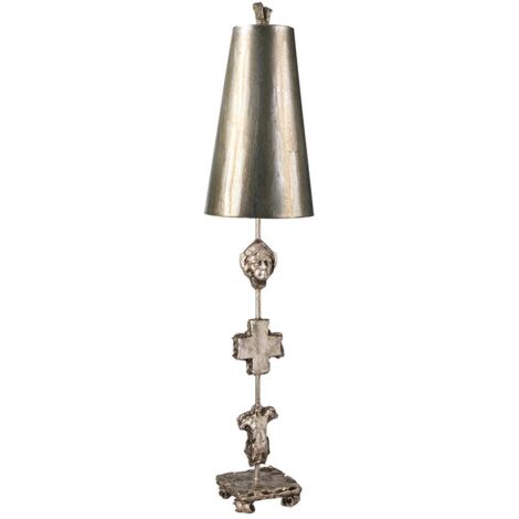 Elstead Fragment - Lampe de table 1 lumière argent vieilli, E27 (1/5)