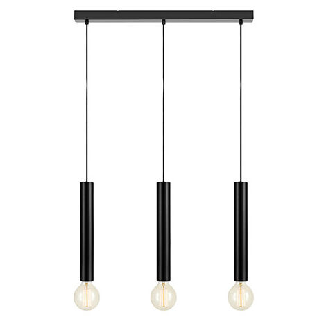 Markslojd SENCILLO Plafond Suspension Bar 3 Lumières Noir (1/3)