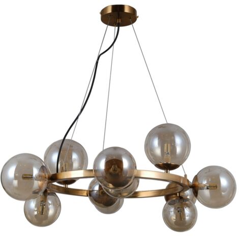 Italux Montora Plafonnier suspendu moderne à 11 lumières, G9