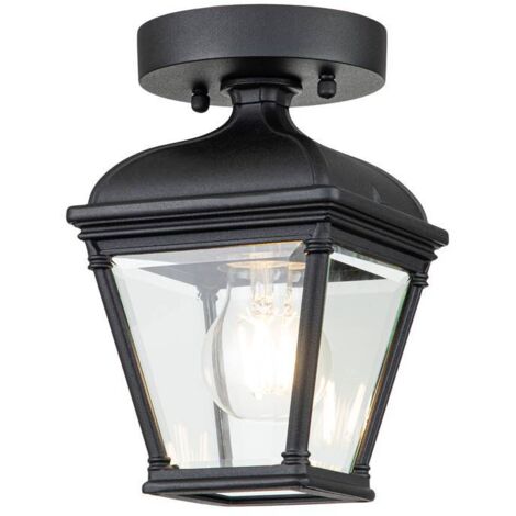 Elstead Bayview Downlight extérieur monté en surface noir, IP44 (1/5)