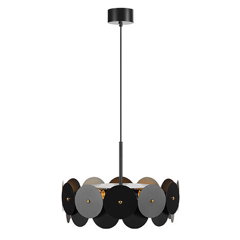 Markslojd VEGAS Plafonnier Design 3 Lumières Noir, Laiton (1/3)