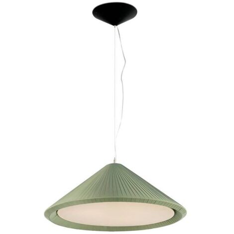 Faro Hue-In - Suspension à 3 ampoules petit dôme vert olive, E27 (1/5)
