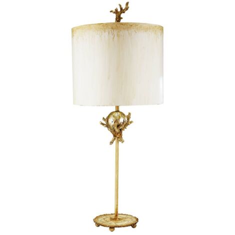 Elstead Trellis - 1 lampe de table lumineuse argent, mastic, E27 (1/5)