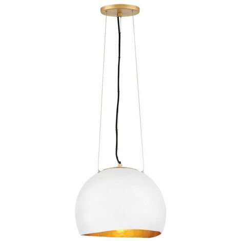 Nula Lisa McDennon par Hinkley Suspension à 1 ampoule Shell Blanc, Or Luxe (1/4)
